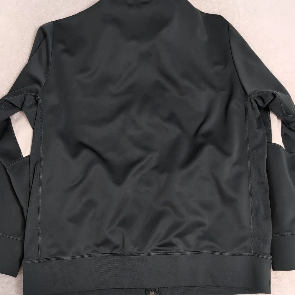 Nike Dri-FIT Dark Green and White Windbreaker Jacket